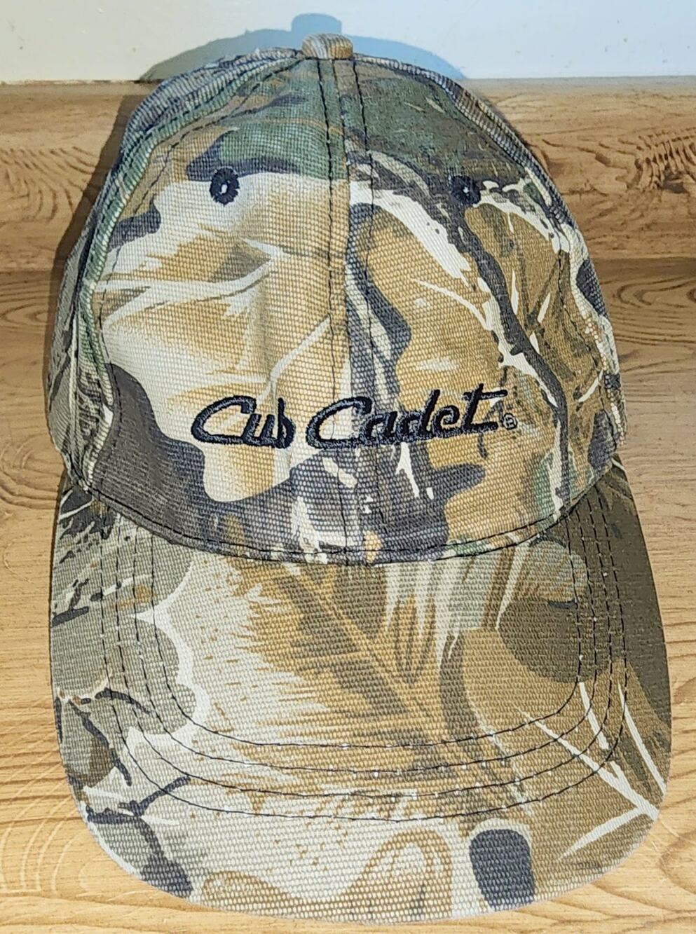 Cub Cadet Baseball Cap Men's Adjustable One Size Camouflage 100% Cotton Hat